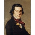 thumbnail image 3 of Henri J François 19x24 Black Modern Framed Museum Art Print Titled - Portrait Jean Soubran (1793), 3 of 5