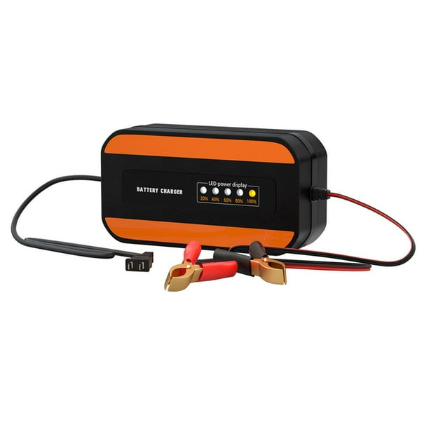 Cargador De Batería De Motocicleta 12V Enchufe De Ee. Uu. Indicador Led Cable De Carga De Batería Scienceny VI007025-00