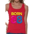 thumbnail image 1 of Awkward Styles Born In 88 Tank Top 30th Birthday Party Outfit for Women 30th Birthday Tank Top Funny Thirty Tank Top Womens 30th Tshirt B-Day Party Born in 1988 Funny Birthday Sleeveless Shirt, 1 of 4