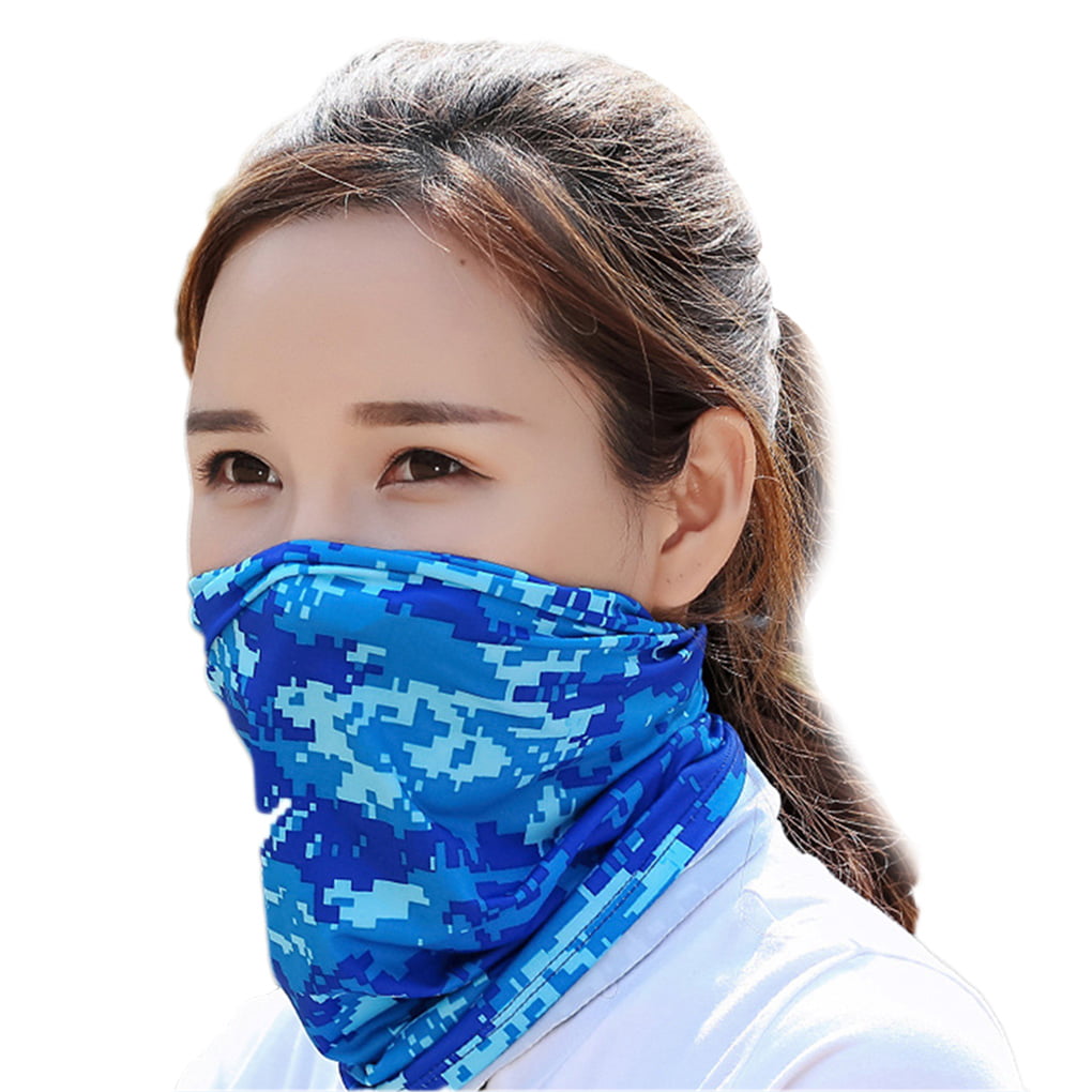 Unisex Breathable Bandana Face Cover Outdoor Cycling Biker Women Neck Scarf Tube 