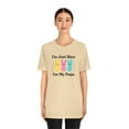thumbnail image 3 of Im Just Here for my Peeps Easter Shirt Unisex Jersey Short Sleeve Tee, 3 of 10