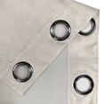thumbnail image 4 of Ambesonne Ivory Grommet Curtain, Abstract Circular Pattern, 50" x 96", Cream, 4 of 6