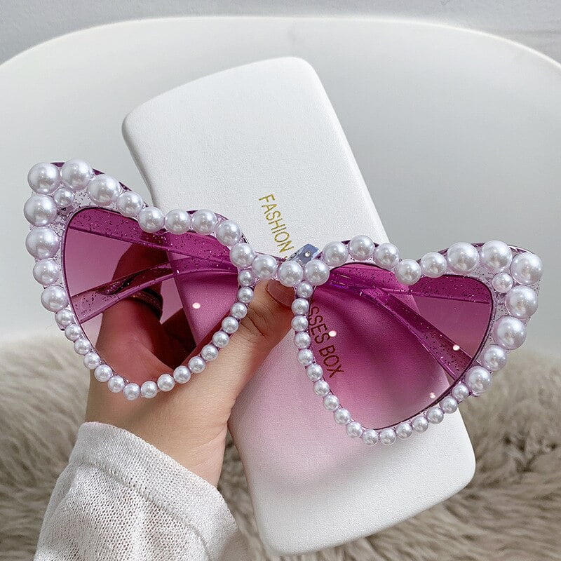 Dolce & Gabbana Eyewear pearl-embellished round-frame Sunglasses - Farfetch