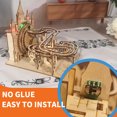 thumbnail image 3 of Electric 3D Wooden Puzzles Marble Run Model Kits Brain Teaser Puzzle DIY handmade Christmas gift(Without battery), 3 of 9