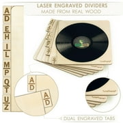 Prosumers Choice | Tunephonik Two-Sided Laser Cut Wooden Record Dividers | 1