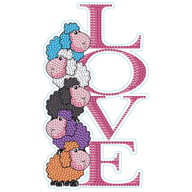 Pegatinas de mosaico de diamantes para manualidades, dibujos animados bonitos para niños, regalo para adultos, recompensas, decoración del hogar Hugtrwg Para estrenar