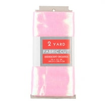 Shason Textile 55" x 2 Yards Nylon Iridescent Solid Organza Precut Fabric, Pink