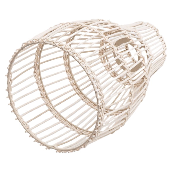 WHAMVOX Hand-Woven Lampshade Rattan Assorted Color Ceiling 1Set 7.9X5.9X5.9In