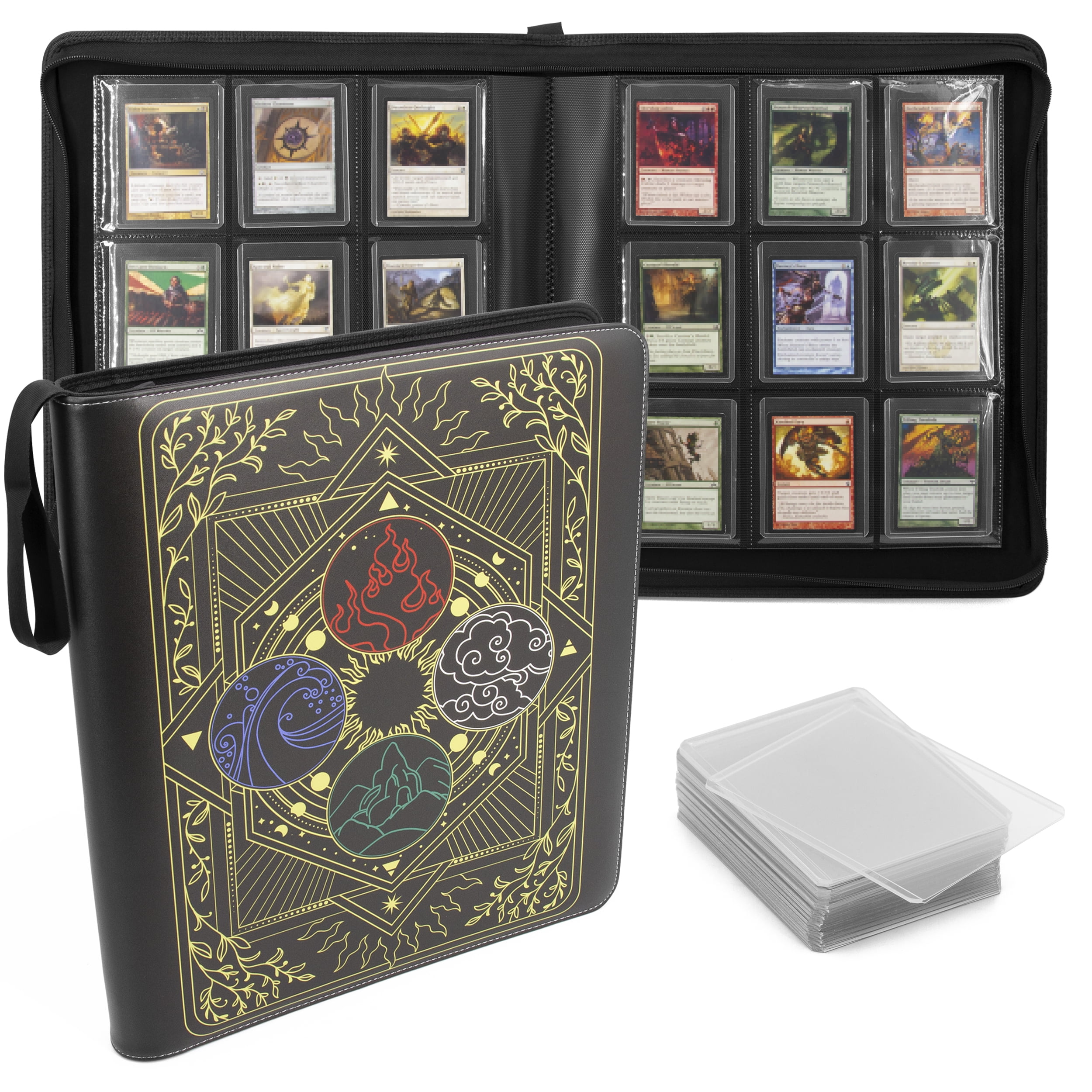 CASEMATIX Top Loader Binder for 252 Toploaders 9 Pocket Toploader