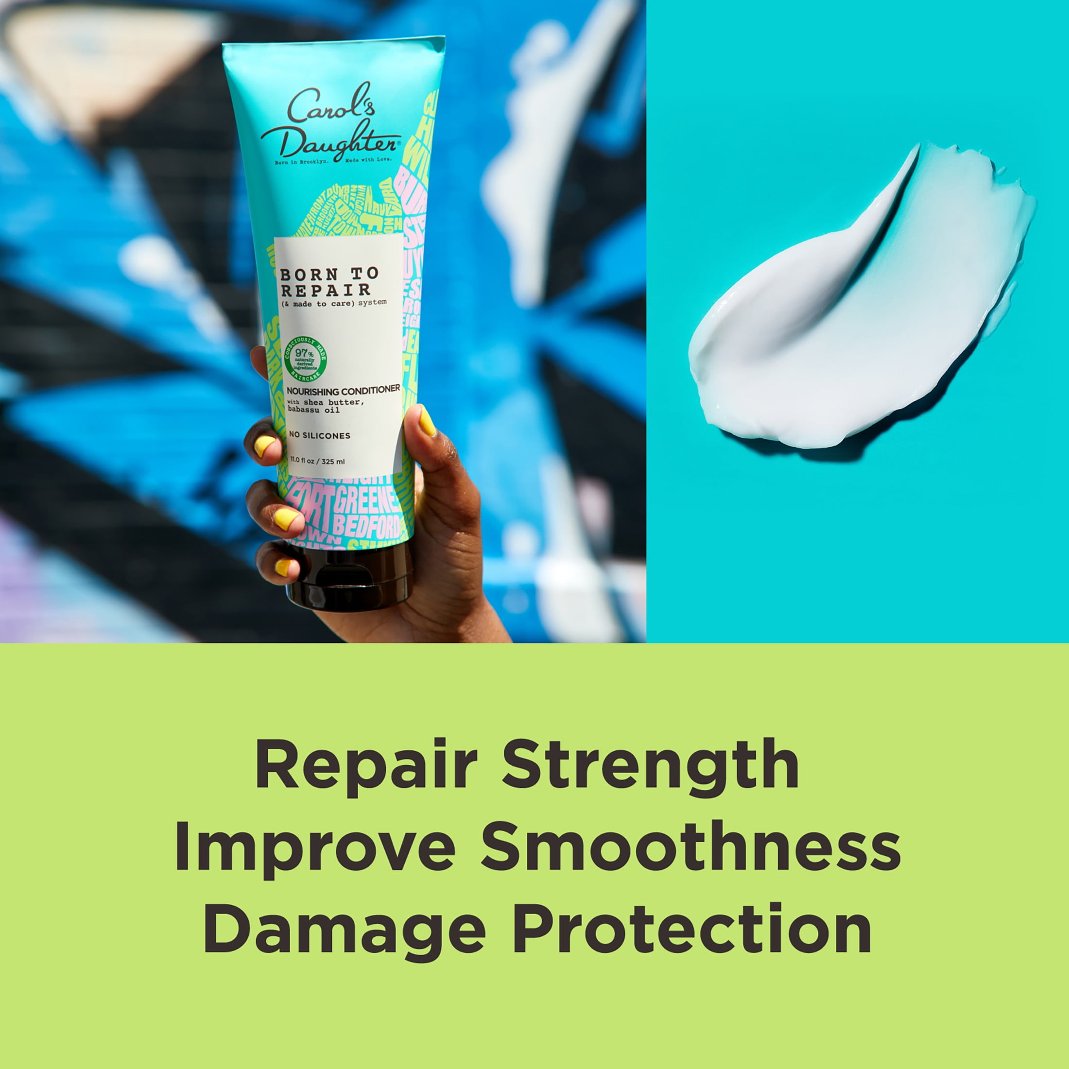 Carol's Daughter Born to Repair, Repairing Conditioner for All Hair Types with Shea Butter, 11 fl oz