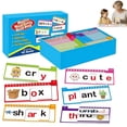 thumbnail image 2 of 40 Read and Rhyme Flip Books,Phonics Word Family Build Book Learn to Read Phonics Flash Cards, Flash Cards Kindergarten Reading Books, Flip Book Word Games for Preschool Learning Activities, 2 of 8