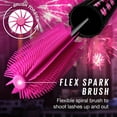 thumbnail image 3 of Maybelline Lash Sensational Firework Washable Mascara Makeup, Electro Black, 0.33 fl oz, 3 of 7