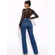 thumbnail image 5 of Jeans Dama Pantalon de mezclilla Shendy Vendy corte recto estilo wide leg jeans, 5 of 5