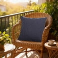 thumbnail image 6 of XIA0LE Linen Decorative Square Throw Pillow,Cozy Cushion With Pillow Inserts,18x18inch Soft Accent Pillow For Couch Sofa Living Room Home Decor, Black, 6 of 6