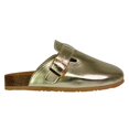 thumbnail image 3 of XY London Womens Lucy Metallic Cork Slip-on Mules, 3 of 5