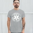 thumbnail image 3 of Tee Hunt Emergency Medical Technician T-Shirt EMT Distressed Star of Life Men's Tee, Gray, 4X-Large, 3 of 5