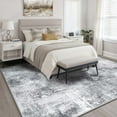 thumbnail image 6 of Bleum Cade 5x7 Area Rugs for Living Room,Soft Washable Non Slip Bedroom Rug,Modern Abstract Grey Dinning Room Large Carpet, 6 of 11