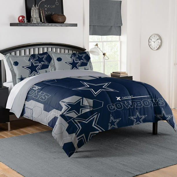 Dallas Cowboys Hexagon King Comforter, King Size Dallas Cowboys Bedding Set
