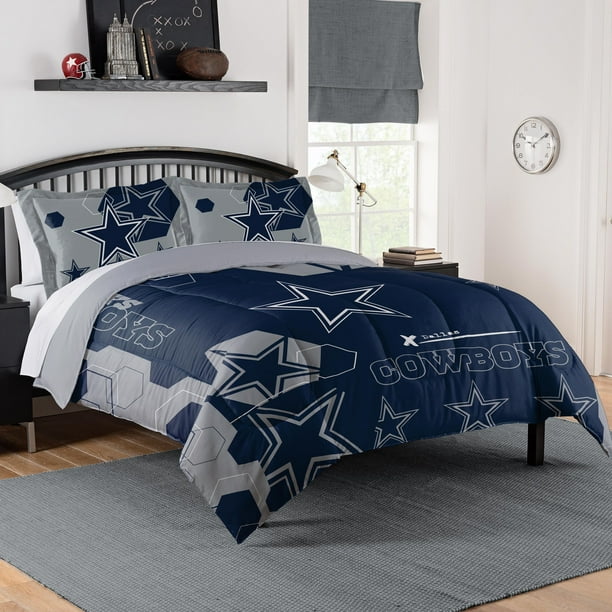 The Northwest Group Dallas Cowboys Hexagon King Comforter Shams Set Com Dallas Cowboys Hexagon King Comforter, King Size Dallas Cowboys Bedding Set