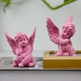 thumbnail image 4 of Set Of 2 Little Angel Statues Indoor Home Decor Cute Cherub Sculptures Memorial Figurines, High Quality Craftsmanship With Delicate Realistic Details And Environmental, 4 of 6