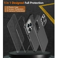 thumbnail image 7 of Diverbox for iPhone 14 Pro Max Case [Shockproof] [Dropproof] [Tempered Glass Screen + Camera Lens Protector],Heavy Duty Protection Phone Case Cover for iPhone 14 Pro Max (Black), 7 of 7