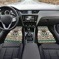 thumbnail image 3 of Renewold Southwest American Tribal Wolf Dream Catcher Car Floor Mats 4 Pieces, Universal Fit Heavy Duty Front Rear Full Set Car Carpet for Most Vehicles, Auto Interior Accessories Decor, 3 of 7