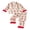 Red, variant on Cjfdfy Toddler Girls 2Pcs Christmas Pajamas Long Sleeve Cartoon Print Fur Trim Shirt Pants Set Toddler Loungewear Christmas Tree, Santa Claus, Gingerbread Man Print Pajamas Set 1-7Y