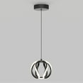 thumbnail image 5 of Artika Vivaldi Modern LED Pendant Light Fixture, Black, 5 of 5