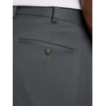 thumbnail image 3 of Big and Tall Essentials by DXL Men's Microfiber Dress Pants, Dark Grey, 50W x 28L, 3 of 6