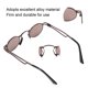 thumbnail image 4 of Gafas de sol polarizadas para mujer, gafas de sol polarizadas anti-UV de moda para hombre, gafas de sol polarizadas ovaladas para actividades al aire libre que también se pueden utilizar como gafas, 4 of 5