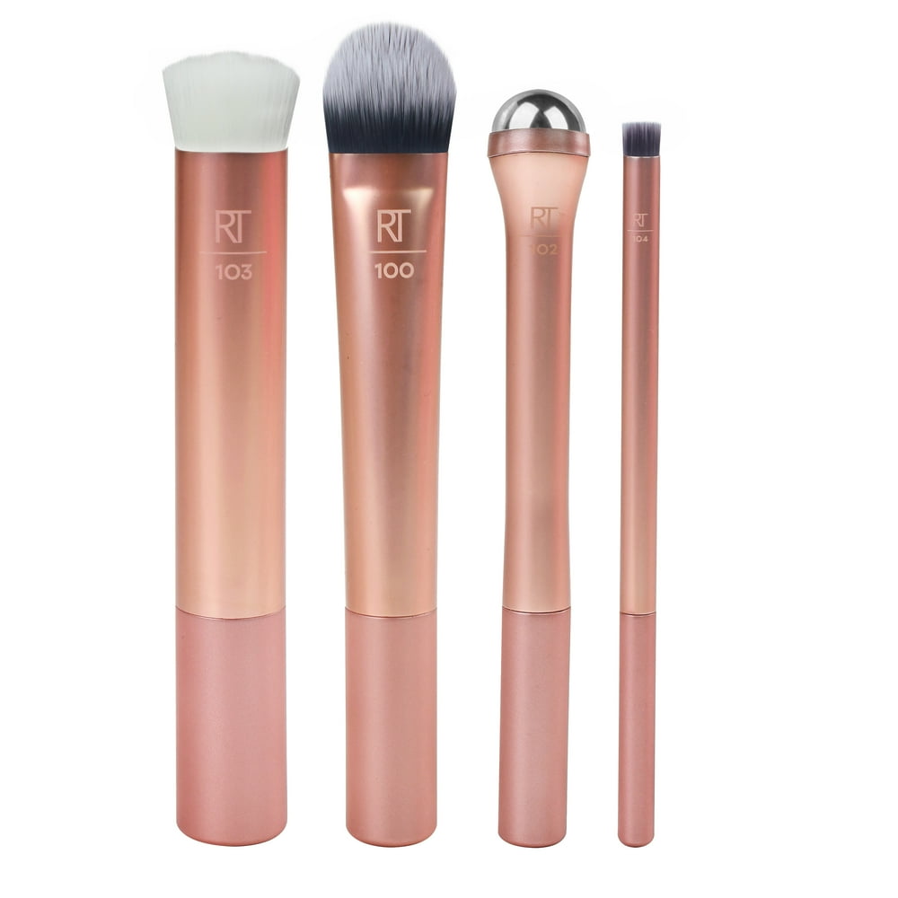 Real Techniques® Skincare Prep & Prime Makeup Brush Set, 4pc Walmart