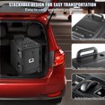 thumbnail image 5 of KFFKFF Insulated Food Pan Carrier, 81 Qt x 2 Pack Hot Box for Catering, Food Transport Container with Secure Buckles, Front Loading Food Warmer with Handles, Stackable End Loader, 5 of 9