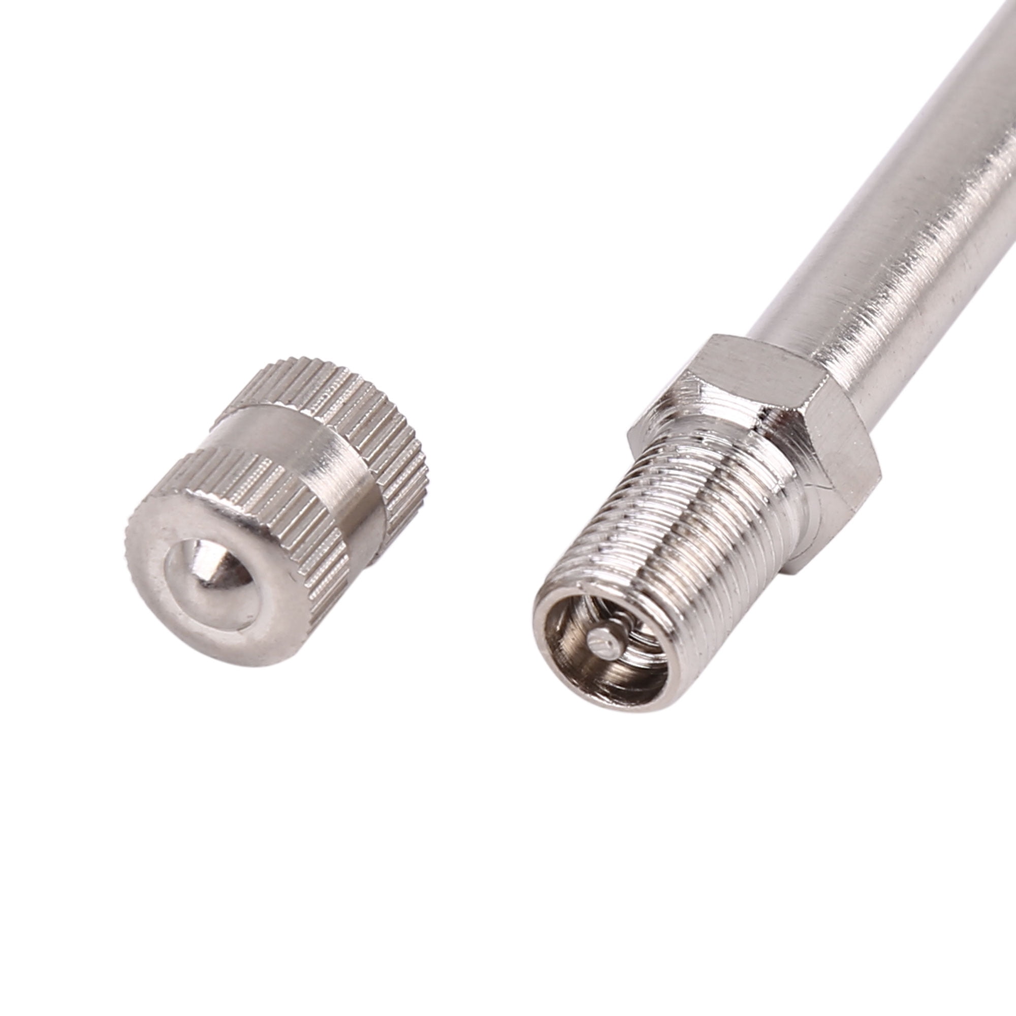 Unique Bargains 4Pcs 100mm Tyre Wheel Valve Extension Extender Cap Stem Universal Car