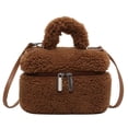 thumbnail image 1 of Bolso Tipo Cartera Informal para Mujer Bolso Hobo Elegante Con Doble Gran Capacidad (marrón), 1 of 9