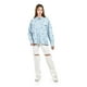 thumbnail image 5 of Sobrecamisa de gamuza con estrellas Roman Fashion /Juvenil,14426 (Azul cielo) azul cielo CH, 5 of 5