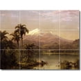 thumbnail image 1 of Ceramic Tile Mural-Frederic Church Landscapes Painting 233. 32" w x 24" h using (12) 8 x 8 ceramic tiles, 1 of 3