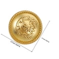 thumbnail image 2 of TABLETREANDS 20Ud Botones Decorativos Dorados Para Chaquetas Y Suéteres Con Creativo Y, 2 of 6