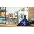thumbnail image 2 of Ahgly Company Tapis Rectangulaire d'Intérieur Lavable en Machine Bleu Nuit Transitionnel, 8 Pieds x 10 Pieds, 2 of 7