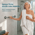 thumbnail image 2 of Barra Seguridad Baño 18" (46cm) Acero Inoxidable Agarradera para Baño Adulto Mayor Antiderrapante, 2 of 12