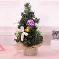 thumbnail image 3 of Wosthever Escritorio Navidad Artificial Mini árbol Oficina Hotel PVC simulación de Navidad árboles falsos decoración Festival fiesta decoración Kits de decoración para fiestas A-S07 Wosthever HA069270-01, 3 of 6