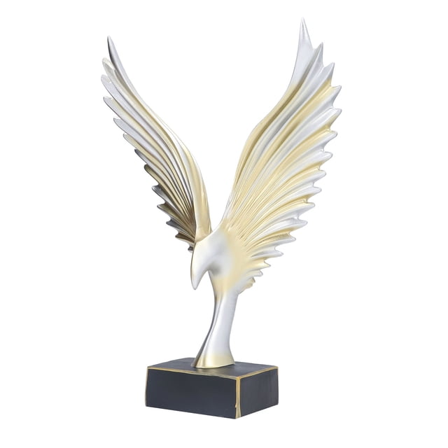 Resin Nordic Wing Statue, Unique Abstract Design, Home Decor For Living Room, Study, Bedroom, Library, Cafe, Desk, Perfect Gift For Birthdays, Weddings, Christmas