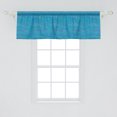 thumbnail image 2 of Ambesonne Sea Valance Pack of 2, Unusual Waves Ocean River Art, 54"X18", Pale Blue Turquoise, 2 of 3