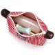 thumbnail image 1 of Bolsas de cosméticos con rayas de nailon, neceser de viaje con forma de bola de masa hervida rojo Ndcxsfigh Cuidado Belleza, 1 of 4