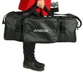 thumbnail image 3 of Bolsa de almacenamiento Andoer 74 * 24 * 25 cm / 29 * 9 * 10 en fotografía Studio Kit ligero acolchado Bolsa de transporte para soporte ligero paraguas Flash iluminación amoblados, 3 of 8