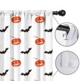 thumbnail image 4 of Blackout Kids Curtains,White Halloween Pumpkins and Bats Childrens Insulated Curtains Set Of 2,Bedroom Essentials,Toddler Room Decor 42"x54", 4 of 5