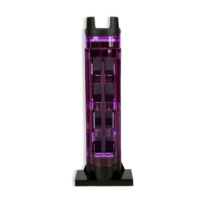 facefd Support de Canne à Pêche Support de Rangement de Poteau Réglable Externe Insérant Support de Support Portant une Mise à Niveau Rose Violet