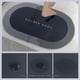 thumbnail image 4 of Alfombra antideslizante para el baño | Poliéster súper absorbente | Soporte de gel de sílice de goma de secado rápido | Alfombra de ducha de estilo moderno lavable | Pelo bajo | 15,8 x 23,6 in |, 4 of 9