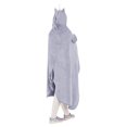 thumbnail image 3 of Safdie & Co. 44x57" Microfiber Unicorn Blanket with Hood in Lavender Purple, 3 of 3