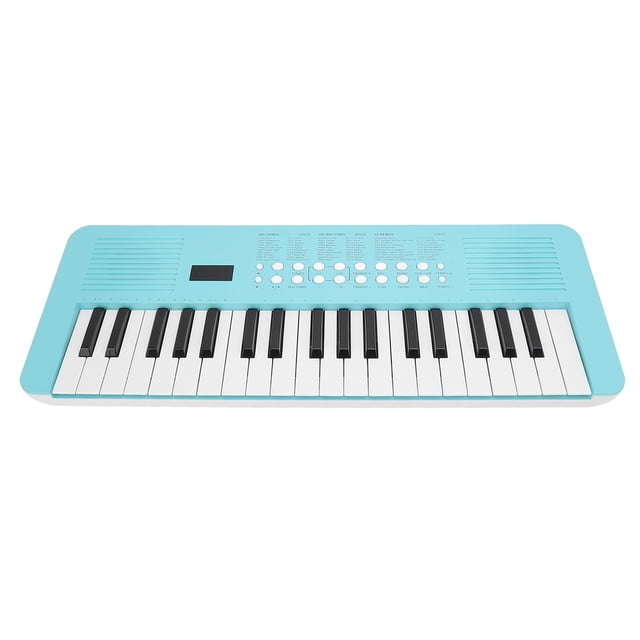 Teclado Electrónico De 37 Teclas, 200 Tonos, 200 Ritmos, 35 Demos, Piano Electrónico Compacto Y Portátil Con Micrófono Y Cable USB Para Principiantes Y Jugadores Experimentados