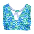 thumbnail image 4 of 3 Piece Swimsuit for Girls 3-12 Years - Bikini with Ruffle Cover Up Skirt, Beach Swimwear for Toddler & Big Girls, 4 of 7